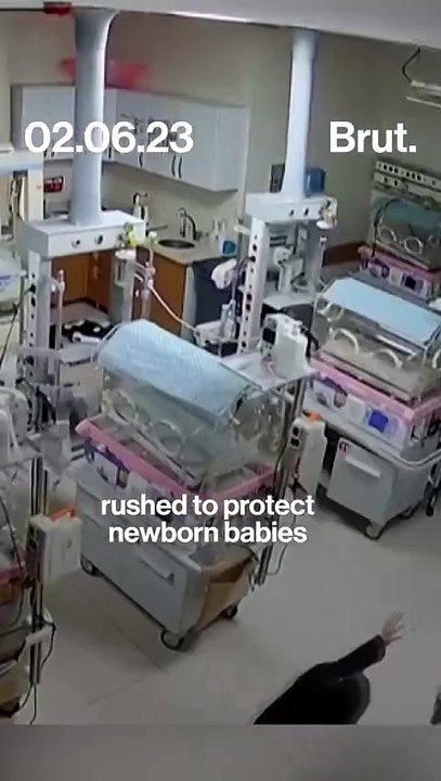 Nurses rush to babies during earthquake