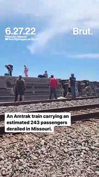 Amtrak train derailed