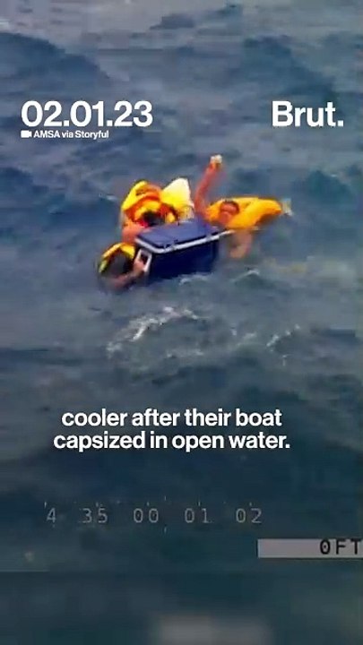 Fishermen found clinging to cooler in ocean