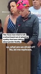 “What are you afraid of?”