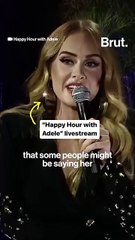 It's Adele, not Adele