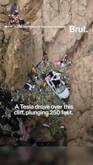 Man arrested after Tesla crash injured wife and children
