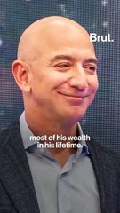Jeff Bezos says he'll donate his wealth