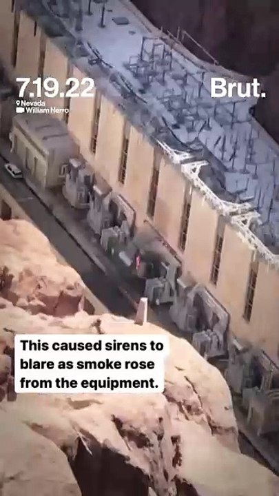 Hoover Dam caught on fire