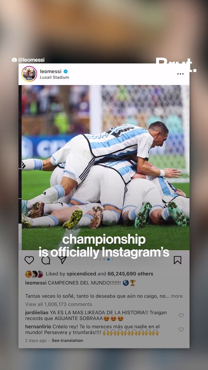 Instagram's most-liked post ever