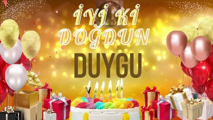 DUYGU - Doğum Günün Kutlu Olsun Duygu