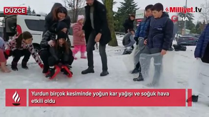 Yurdun birçok kesiminde yoğun kar yağışı etkili oldu