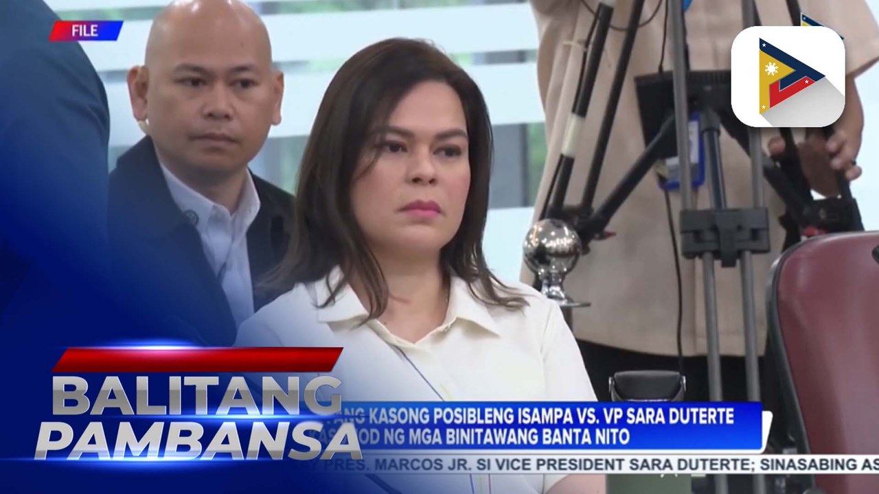 PNP, sinusuri na ang kasong posibleng isampa vs. VP Sara Duterte kasunod ng mga binitawang banta nito