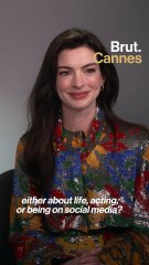Anne Hathaway and Jeremy Strong speak about privilege and injustice at the Cannes Film Festival