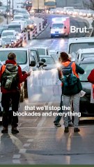 Last Generation activists on why they throw food on art