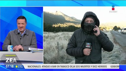 ¡Frío extremo en la alcaldía Tlalpan! El Ajusco amanece con aguanieve
