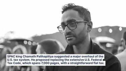 Chamath Palihapitiya's Suggestion For Donald Trump: 'Make Paying Taxes Simple And Enforcement…'