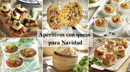 Aperitivos con queso para Navidad - Cocina Fácil