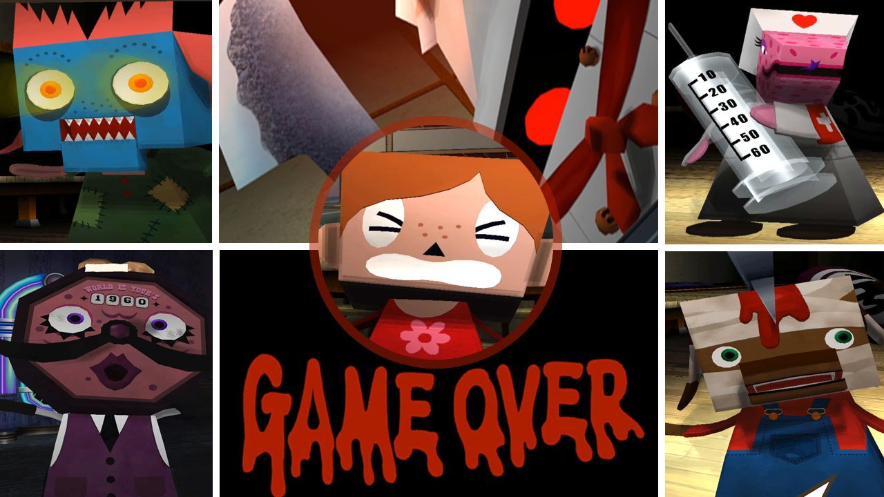 Gregory Horror Show All Horror Shows (All Deaths, Game Over)