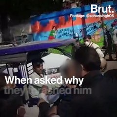 BJP Workers Force Muslim Man To Lick Spit & Chant "Jai Shri Ram"