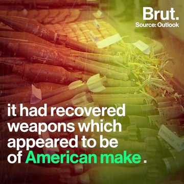 American arms from Afghanistan found in Kashmir, says Army