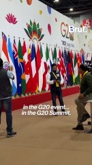 Inside the G20 media centre