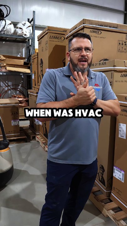When was HVAC invented?