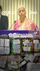 Cocaine started coming into India: Nirmala Sitharaman