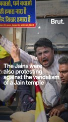 What got the Jains so angry