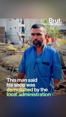 This amputee's shop was demolished... or was it?