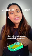 He ordered a laptop but received soap instead