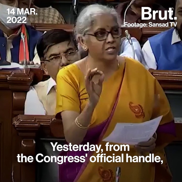 Kashmir Files: Nirmala Sitharaman lashed out at the Congress