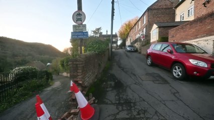 Vehicles crashes into old Ironbridge wall.