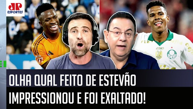 ISSO É SURREAL! O Estevão SIMPLESMENTE tem... OLHA por que o FENÔMENO do Palmeiras IMPRESSIONOU!