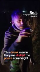 Drunk man tests Haryana police efficiency