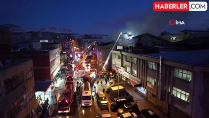 Ankara'da Boya Atölyesinde Çatı Yangını
