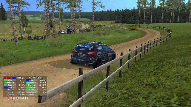 Richard Burns Rally: Pastviny RZ1, in a Ford Fiesta Mk VIII R2 (XBox Controller)