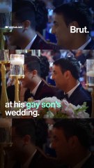 A father's heartwarming gesture at gay son's wedding