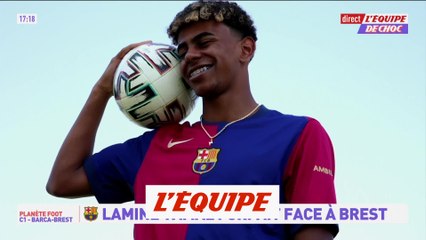 Yamal (Barça) forfait face à Brest - Foot - C1