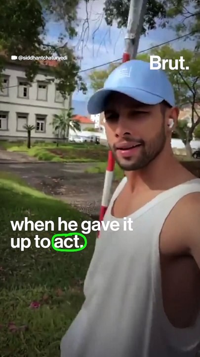 Siddhant Chaturvedi reveals “embarrassing” first acting gig