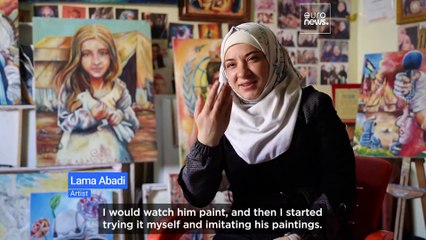 Watch: Mute artist paints a thousand words of optimism in Syria