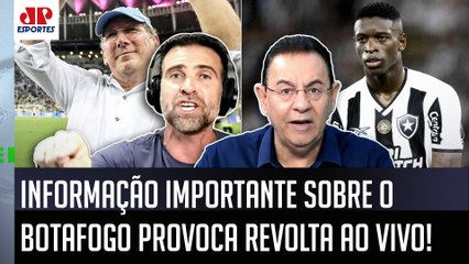 "ISSO É UMA VERGONHA, cara! SAIU AGORA A NOTÍCIA de que o Botafogo..." OLHA o que DEU POLÊMICA!