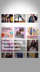 Daughter gives her mom a makeover