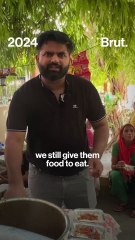 He feeds meals to 800 people for Rs. 5