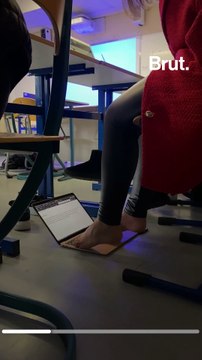 Born without arms, she uses her feet instead