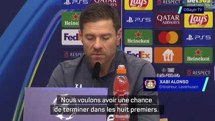 Leverkusen - Xabi Alonso : "Gagner notre place dans le top 8"