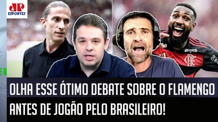 "EU NÃO VEJO ASSIM, NÃO! Pra mim, o Flamengo vai..." OLHA esse ÓTIMO DEBATE antes de JOGÃO!
