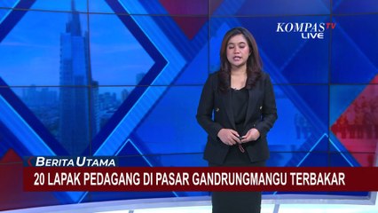 Korsleting Listrik, Puluhan Lapak di Pasar Gandrungmangu Cilacap Terbakar