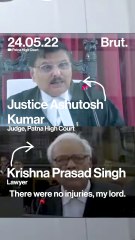 Patna High Court judge enjoys light moment at hearing