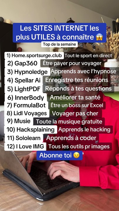 Les SITES INTERNET les plus UTILES à connaître de la semaine 😱🚀