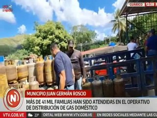 Guárico I Más de 41 mil familias fueron atendidas con el operativo de distribución de gas doméstico