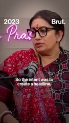 Smriti Irani on period leave