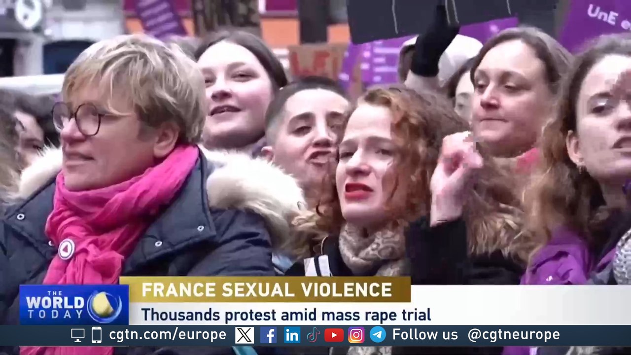 TV PKG Cullen France protests