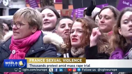 TV PKG Cullen France protests