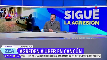 Taxista agrede a chofer de Uber en Cancún, Quintana Roo